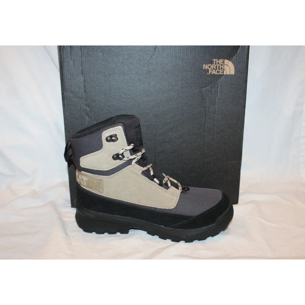 The North Face Chilkat V Cognito Waterproof Winter Boots Flax Gray NEW SZ 8